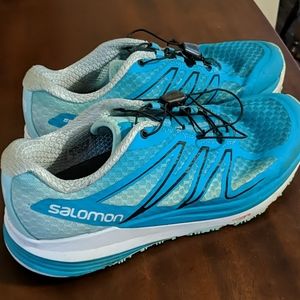 Salomon Sense Pulse trail running shoes -blue/aqua